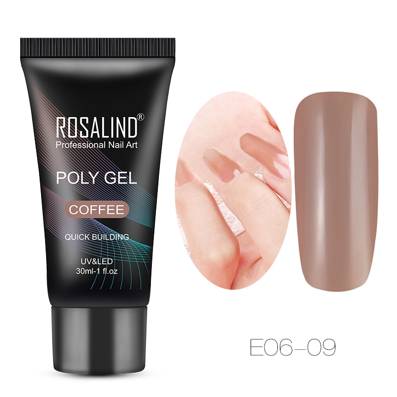 Polygel i naturlige nyanser