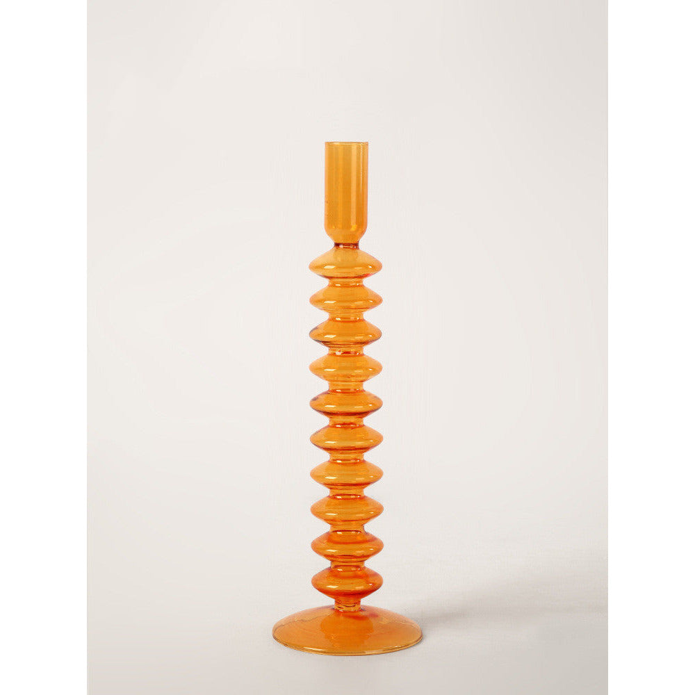 Retro lysestaker i glass