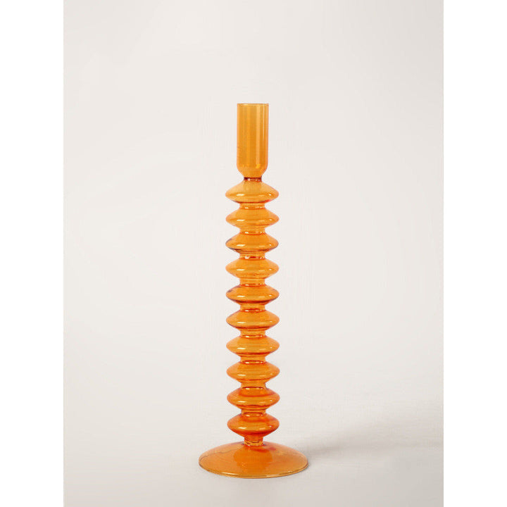 Retro lysestaker i glass