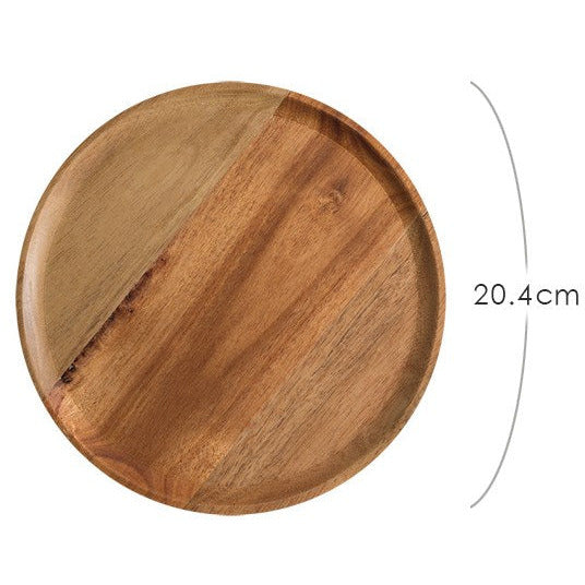 Japanske serveringsfat i treverk