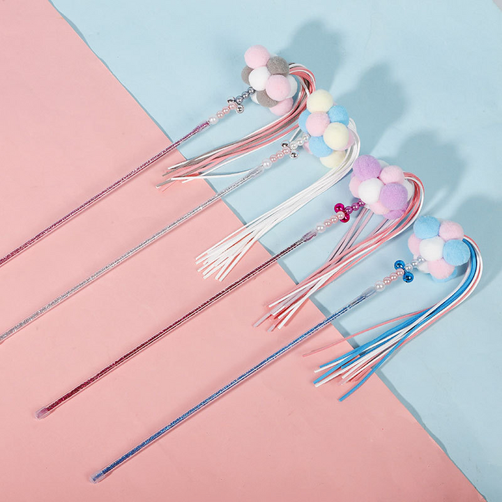 Katteleke for aktive katter, 40cm stav