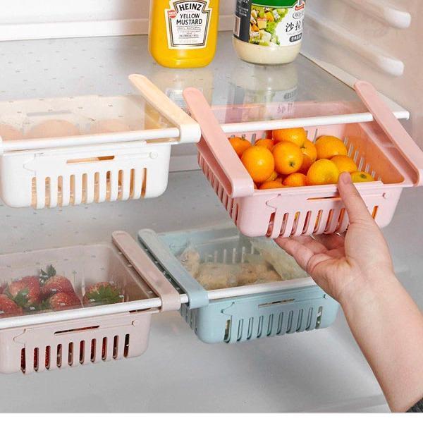 Dark Orange Hyllekurver til kjøleskap (2stk)