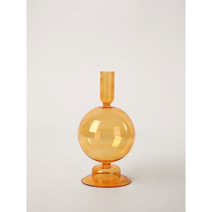 Retro lysestaker i glass