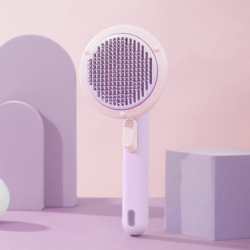 Selvrensende børste for hund og katt