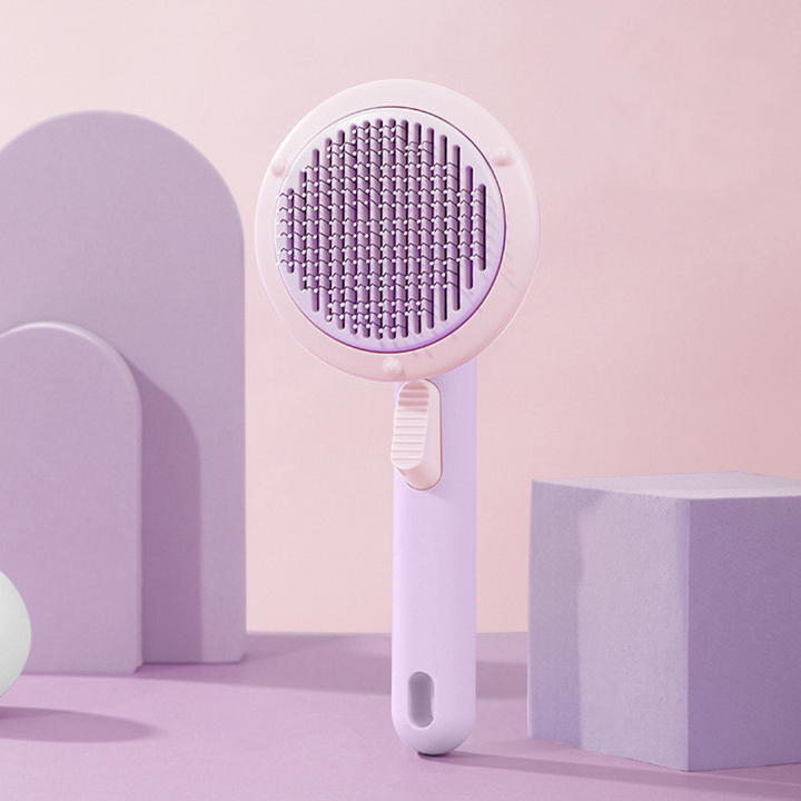 Selvrensende børste for hund og katt