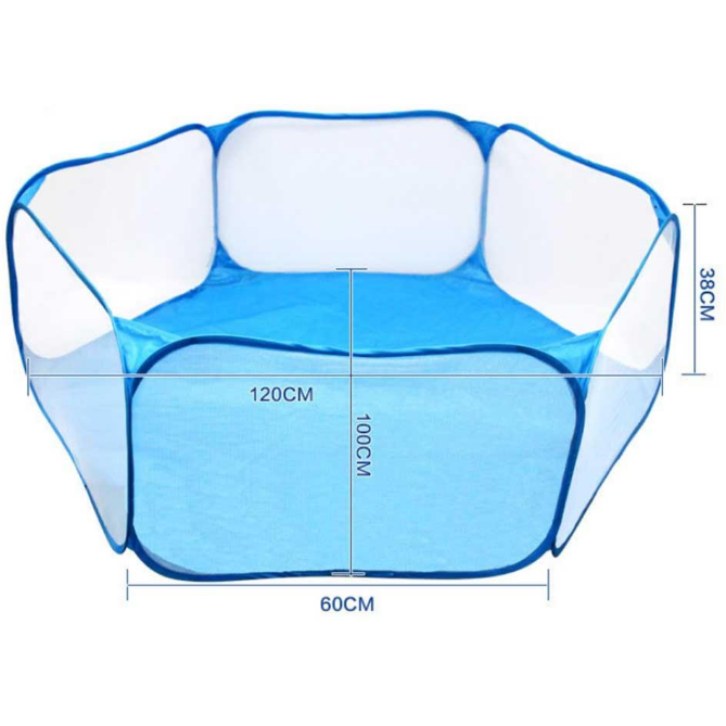 Sammenlegbart lekegjerde / ballbinge for barn