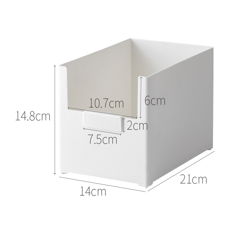 Oppbevaringsbokser for organisering i skap