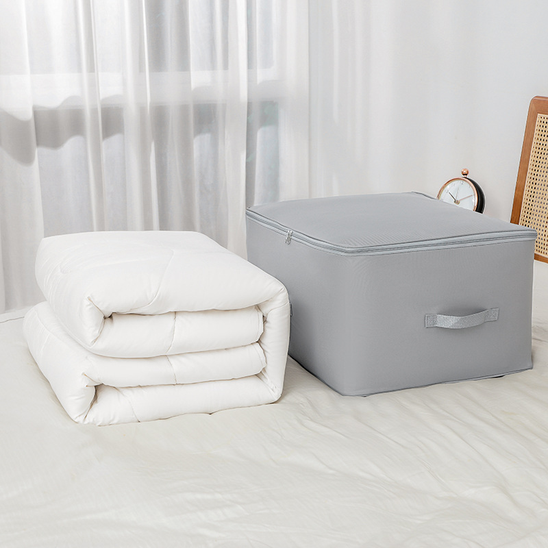 Oppbevaringskurver med lokk og glidelås