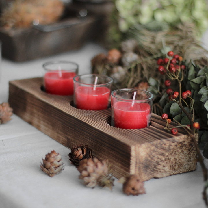 Lysestake i robust treverk