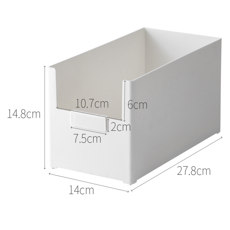 Oppbevaringsbokser for organisering i skap