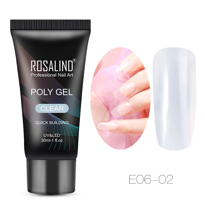 Polygel i naturlige nyanser