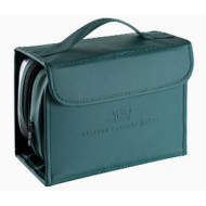 Praktisk, romslig toalettmappe