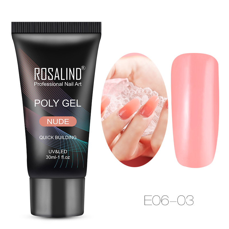 Polygel i naturlige nyanser