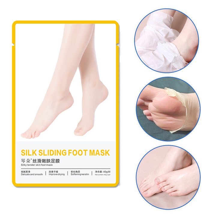 Effektiv fotmaske som fjerner død hud