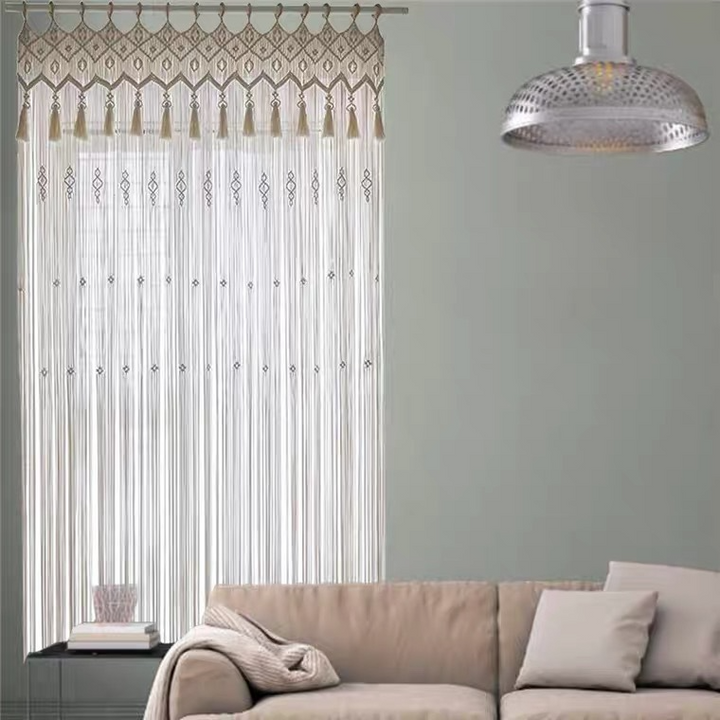 Bohemske blondegardiner