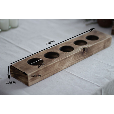 Lysestake i robust treverk