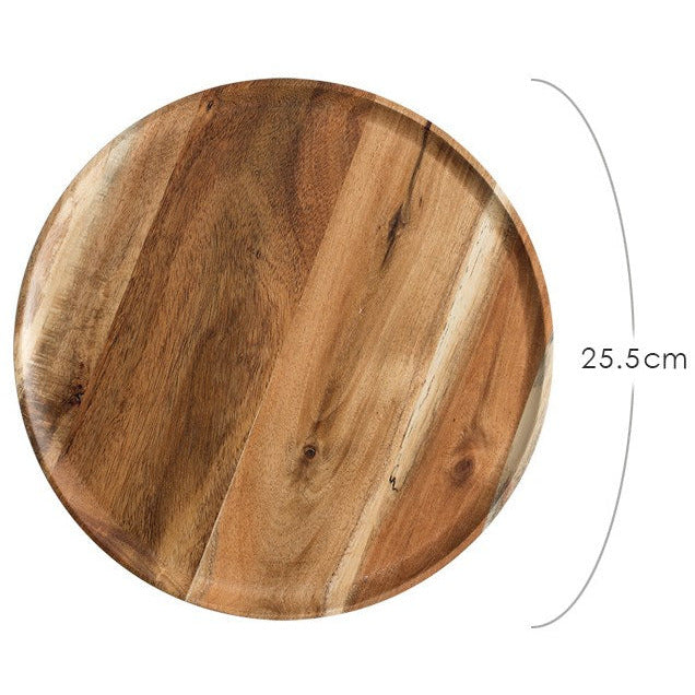 Japanske serveringsfat i treverk