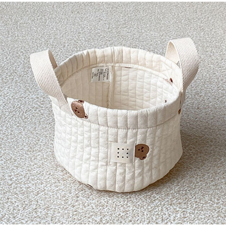Oppbevaringskurv med bamser