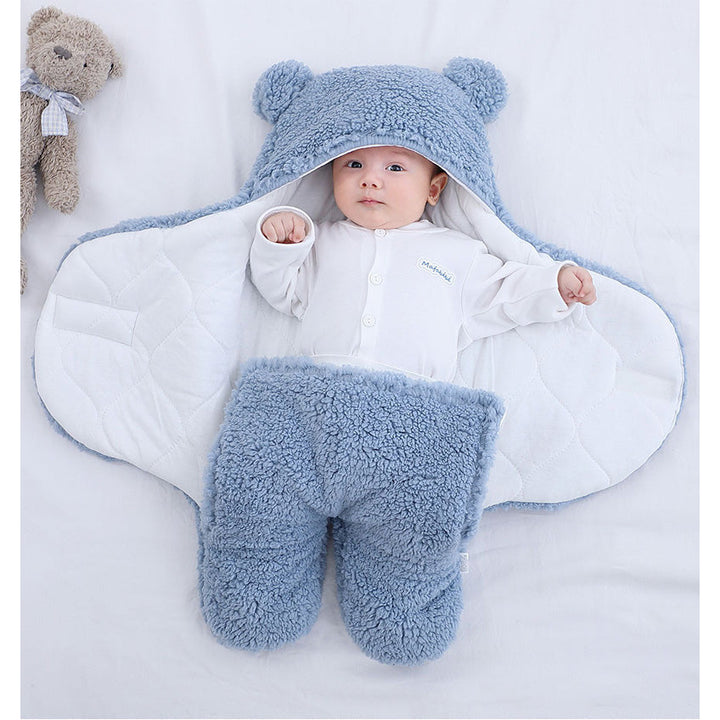 Babysovepose i bamsefôr