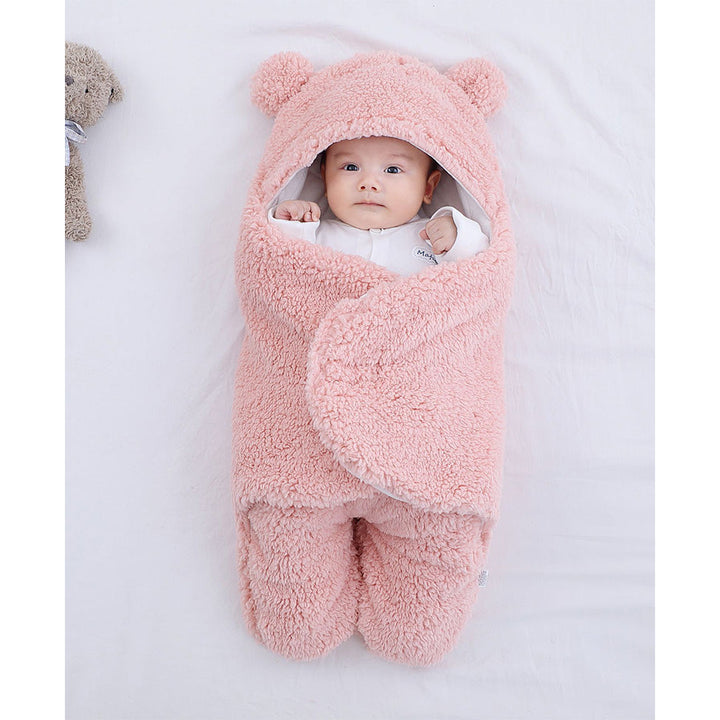 Babysovepose i bamsefôr