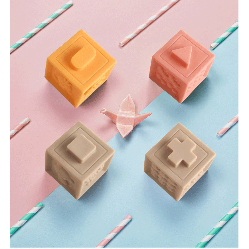 Gripevennlige og myke byggeklosser