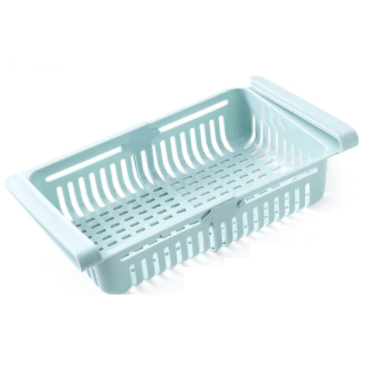 Light Steel Blue Hyllekurver til kjøleskap (2stk)
